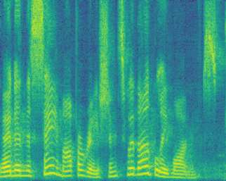 predicted spectrogram
